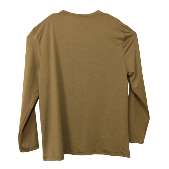 Hurley tshirt mens L LArge gray performance long sleeve surf skate stretch - Picture 2 of 8